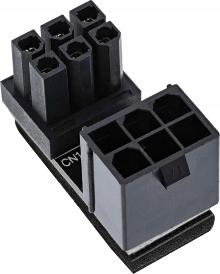 Picture of InLine InLine® Power adapter internal, 180° ATX 6pin male / female, for desktop graphics card