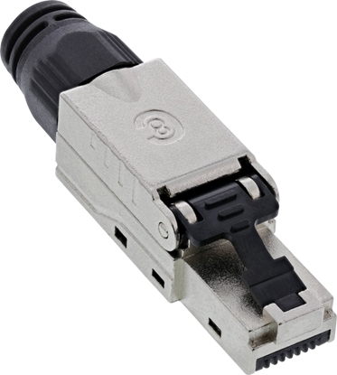 Изображение InLine InLine® RJ45 plug Cat.8.1 2000MHz, field-installable, shielded, with screw cap