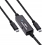 Attēls no InLine InLine® USB 3.2 Gen.1 active cable, USB-C male to USB-C male, 10m