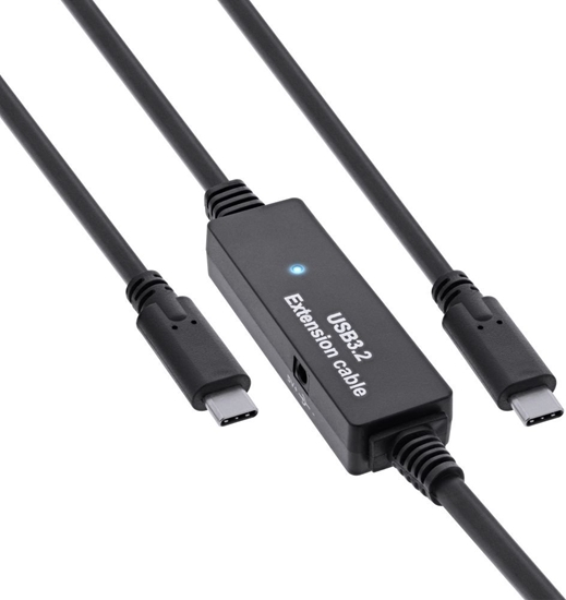 Изображение InLine InLine® USB 3.2 Gen.1 active cable, USB-C male to USB-C male, 5m