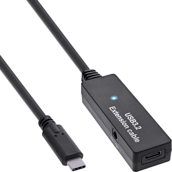 Изображение InLine InLine® USB 3.2 Gen.1 active extension, USB-C male to USB-C female, 5m