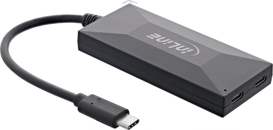 Изображение InLine InLine® USB 3.2 Gen.1 OTG Hub, USB Typ-C to 2 Port Typ-C and 3 Port Typ-A, without power supply