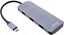 Attēls no InLine InLine® USB 3.2 Gen.2 Hub, 4x USB-C + 3x USB-A, PD 100W, aluminium, grey