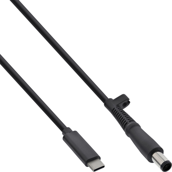 Picture of InLine InLine® USB Type-C to HP Notebook (round/large) charging cable, 2m