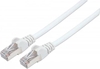 Picture of Intellinet Network Patch Cable, Cat6, 0.5m, White, Copper, S/FTP, LSOH / LSZH, PVC, RJ45, Gold Plated Contacts, Snagless, Booted, Lifetime Warranty, Polybag