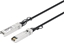 Attēls no Intellinet Network Solutions INTELLINET SFP+ 10G Passives DAC Twinax-Kabel SFP+ auf SFP+ 0,5 m MSA-konform Direct Attach Copper AWG 30 schwarz