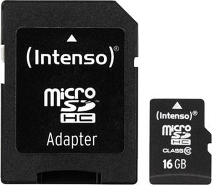 Изображение Intenso microSDHC           16GB C10 with Adapter