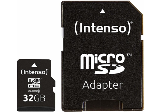 Picture of Intenso microSDHC           32GB C10 with Adapter
