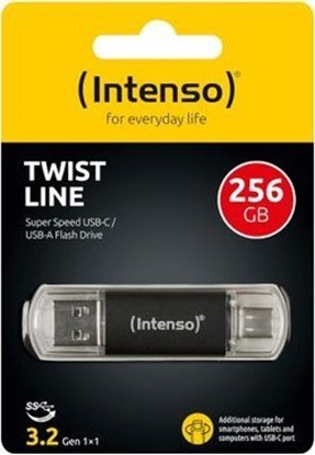 Picture of Intenso Twist Line         256GB USB Stick 3.2  USB-C & USB-A