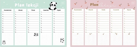 Picture of Interdruk Plan lekcji A4 Girls (10szt)
