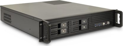 Attēls no Inter-Tech Inter-Tech 2U-2504 Stojak Czarny