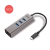 Picture of i-tec Metal USB-C HUB 3 Port + Gigabit Ethernet Adapter