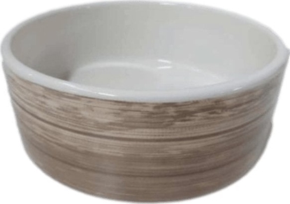 Picture of Yarro Miska Ceramiczna Dla Psa Kota Motyw Drewna 16x6cm 0.5l