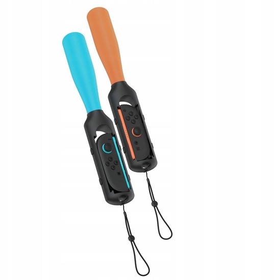 Picture of YAXO Uchwyt do Joy-Con BASEBALL SET do NS/NS2 Inferno Orange&Hydro Blue