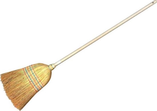 Picture of York Sorgo - Drewniana miota ogrodowa do lici i piasku - 140 cm