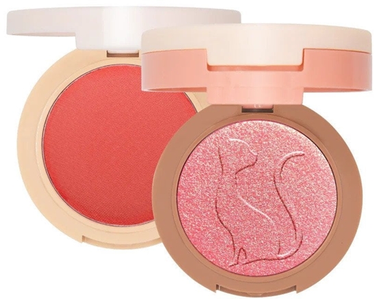 Picture of J.CAT BEAUTY_2 In 1 Piece Of Cake Blush + Highlighter ró i rozwietlacz 105 One In A Melon! 12,1g