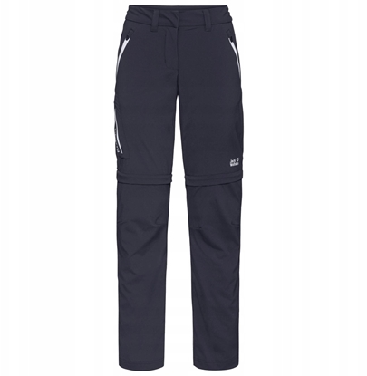 Attēls no Jack Wolfskin Overland Zip Away Pants W 1506133-1388 Granatowe 36