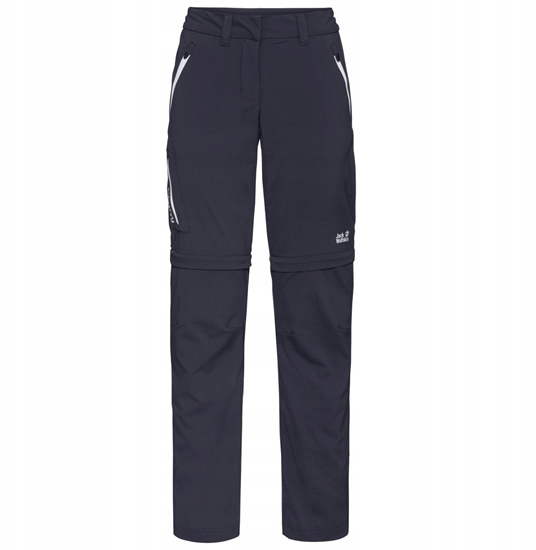 Picture of Jack Wolfskin Overland Zip Away Pants W 1506133-1388 Granatowe 36