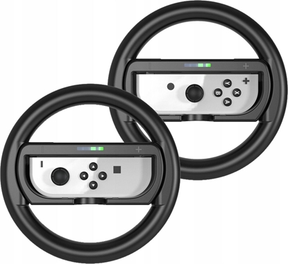 Attēls no JYS 2x Kierownica + Uchwyt 2w1 do Nintendo Switch OLED i Nintendo Switch