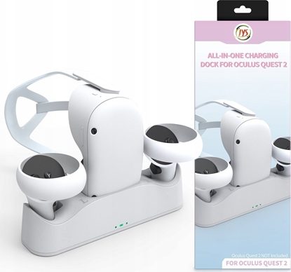 Attēls no JYS adowarka Stacja Dokujca Stojak + Akumulatory Do Oculus Quest 2 / Jys-oc003