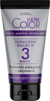 Изображение Joanna Joanna Ultra Color Koloryzujca Odywka do wosów 3-minutowa - srebrne i popielate odcienie blond 100g