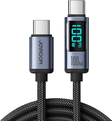 Picture of Kabel USB Joyroom USB-C - USB-C 1.2 m Czarny (S-CC100A16 1.2m CB)