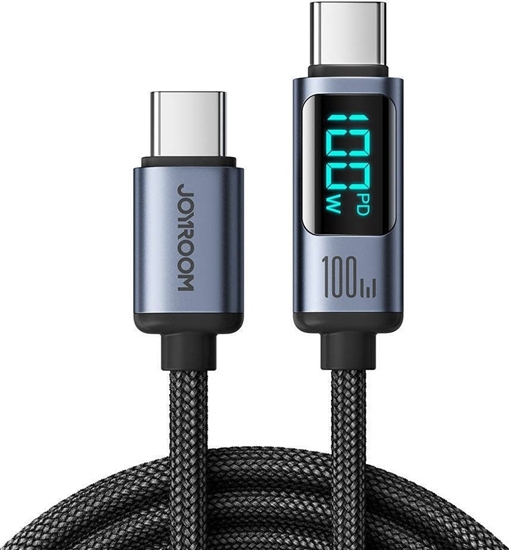 Picture of Kabel USB Joyroom USB-C - USB-C 1.2 m Czarny (S-CC100A16 1.2m CB)