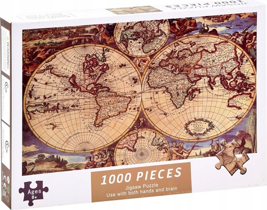 Picture of Jokomisiada Puzzle antyczna stara MAPA WIATA 1000 ele ZA3963