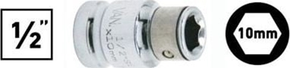 Изображение Jonnesway Adapter do bitów 1/2" na 10mm (S44H4210)
