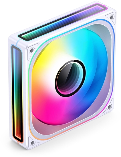 Изображение Jonsbo ZB-120 Lüfter, Reverse Blade, PWM, ARGB - 120mm, weiß