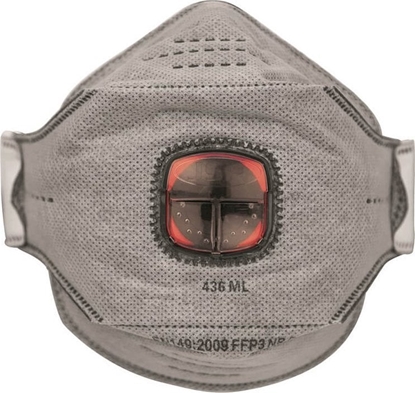 Attēls no JSP Maska przeciwpyowa SPRINGFIT z zaworkiem TYPHOONE 436ML FFP3