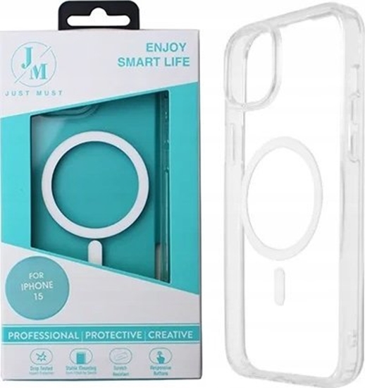 Picture of Just Must JM MAGSAFE CRYSTAL I for iPhone 15 Clear