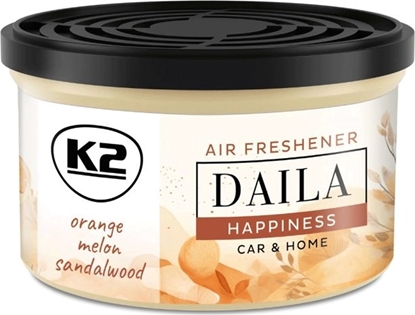 Picture of K2 DAILA HAPPINESS Zapach w Puszce do Auta Samochodu do Domu Pomaracza