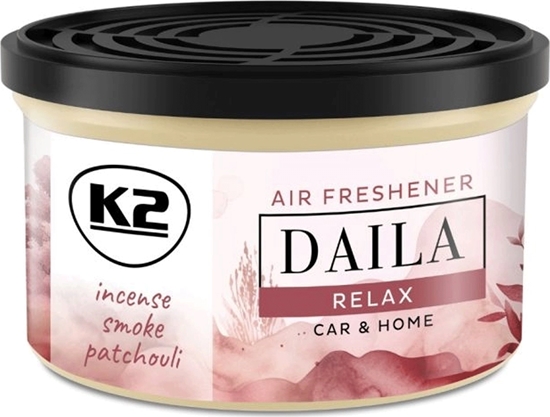 Picture of K2 DAILA RELAX Zapach w Puszce do Auta Samochodu do Domu Paczula