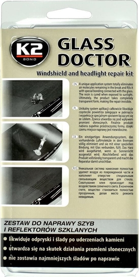 Picture of K2 K2 Glass Doctor zestaw do naprawyczy do szyb samochodowych uniwersalny