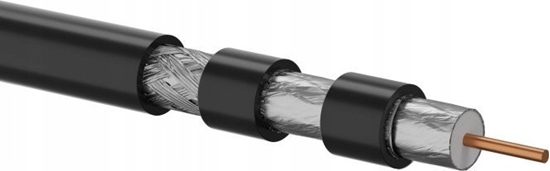 Picture of Kabel Alantec Przewód koncentryczny zewntrzny elowany trishield RG6 75 Om, 1.02/4.55/6.86 PE Fca 500m RGTec (KRT102A0PE500)