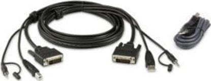 Picture of Kabel Aten ATEN 2L-7D02UDX2 Zestaw kablowy USB DVI-D Dual-Link Secure KVM