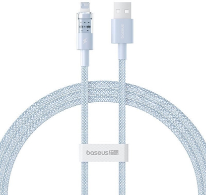 Attēls no Kabel USB Baseus USB-A - Lightning 1 m Niebieski (P10373003311-00)