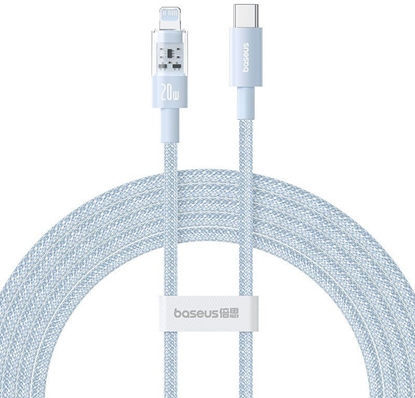 Attēls no Kabel USB Baseus USB-C - Lightning 2 m Niebieski (P10373001311-01)