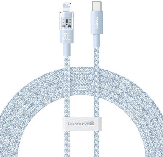 Picture of Kabel USB Baseus USB-C - Lightning 2 m Niebieski (P10373001311-01)