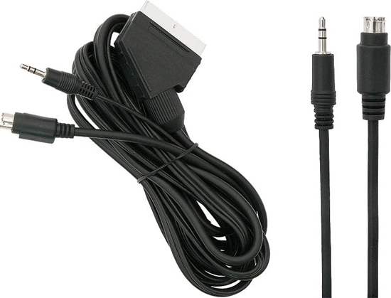 Picture of Kabel Blow 0667#                Przycze euro-wtyk jack3,5st+s-vhs  3m