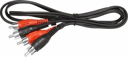 Изображение Kabel Blow RCA (Cinch) x2 - RCA (Cinch) x2 1.2m czarny (03615)