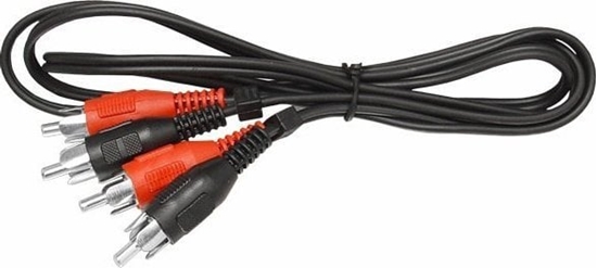 Picture of Kabel Blow RCA (Cinch) x2 - RCA (Cinch) x2 1.2m czarny (03615)