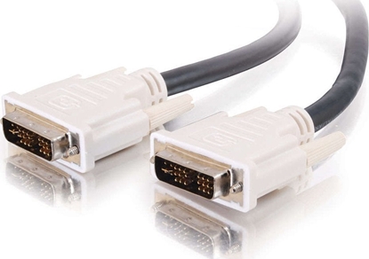 Picture of Kabel C2G C2G 2m DVI-I M/M Single Link Digital/Analogue Video Cable, 2 m, DVI-I, DVI-I, Male, Male, Black