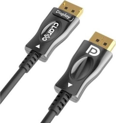 Attēls no Kabel Claroc DisplayPort - DisplayPort 20m czarny (CLAROC-DP-14-20M)