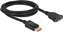 Изображение Delock DisplayPort extension cable panel-mount 8K 60 Hz 2 m