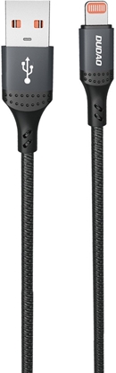 Attēls no Kabel USB Dudao USB-A - Lightning 1.2 m Czarny (6976625333042)