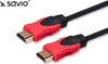 Изображение Kabel HDMI (M) v2.0, 7,5m, miedź, czarny, złote końcówki, ethernet/3D, CL-140