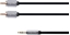 Attēls no Kabel Kruger&Matz Jack 3.5mm - RCA (Cinch) x2 1.8m srebrny (KM0310)