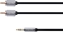 Picture of Kabel Kruger&Matz Jack 3.5mm - RCA (Cinch) x2 1m srebrny (KM0309)